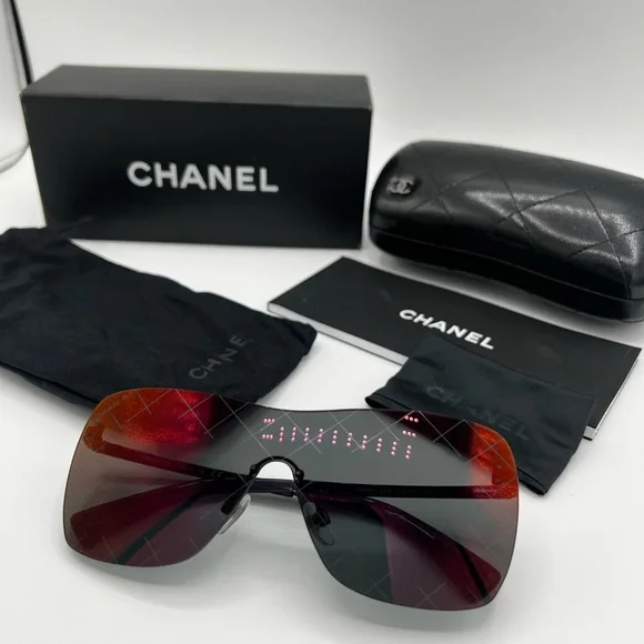 Chanel Burgundy Shield Sunglasses 4215 11587062_master_1200x1200.jpg?  main image 3